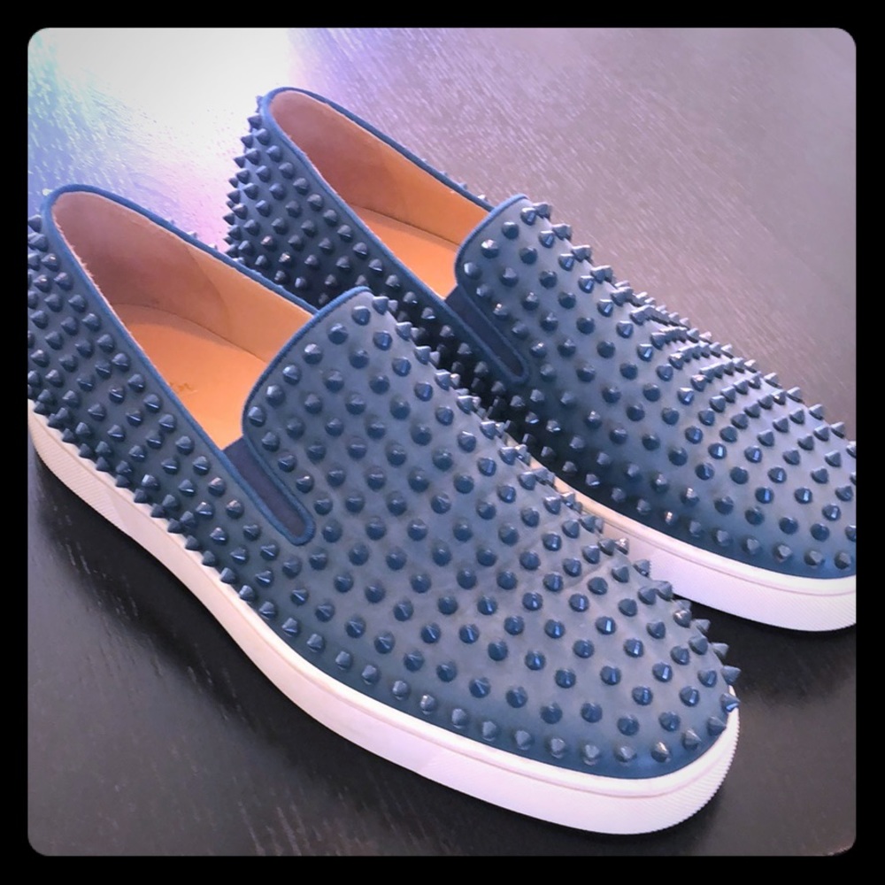 Christian Louboutin
Blue Pik Boat Shoes
